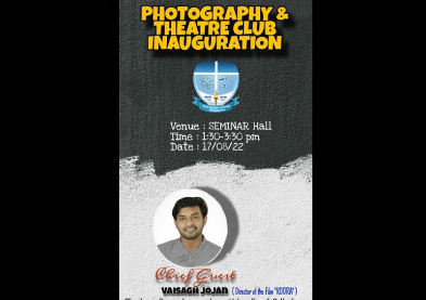 Inauguration Of Photography And Theater Club